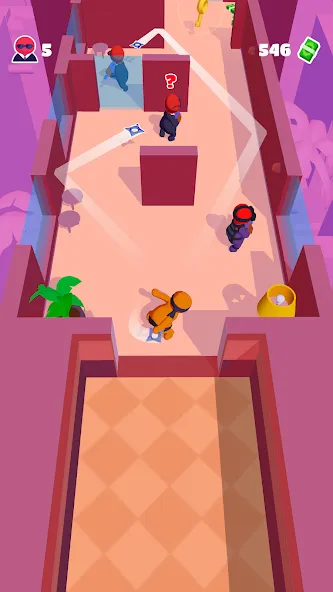 Взломанная Stealth Master: Assassin Ninja [MOD: без рекламы и много монет] на Андроид — скриншот 1