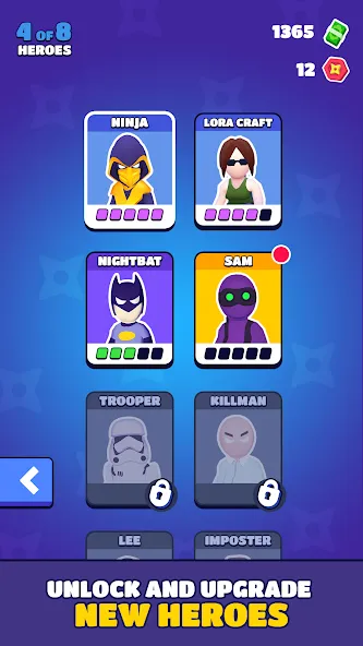 Взломанная Stealth Master: Assassin Ninja [MOD: без рекламы и много монет] на Андроид — скриншот 3