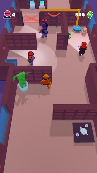 Взломанная Stealth Master: Assassin Ninja [MOD: без рекламы и много монет] на Андроид — скриншот 4