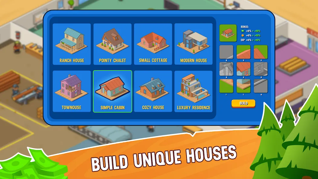 Скачать Lumber Inc Tycoon [MOD: безлимитные деньги и ресурсы] — скриншот 5