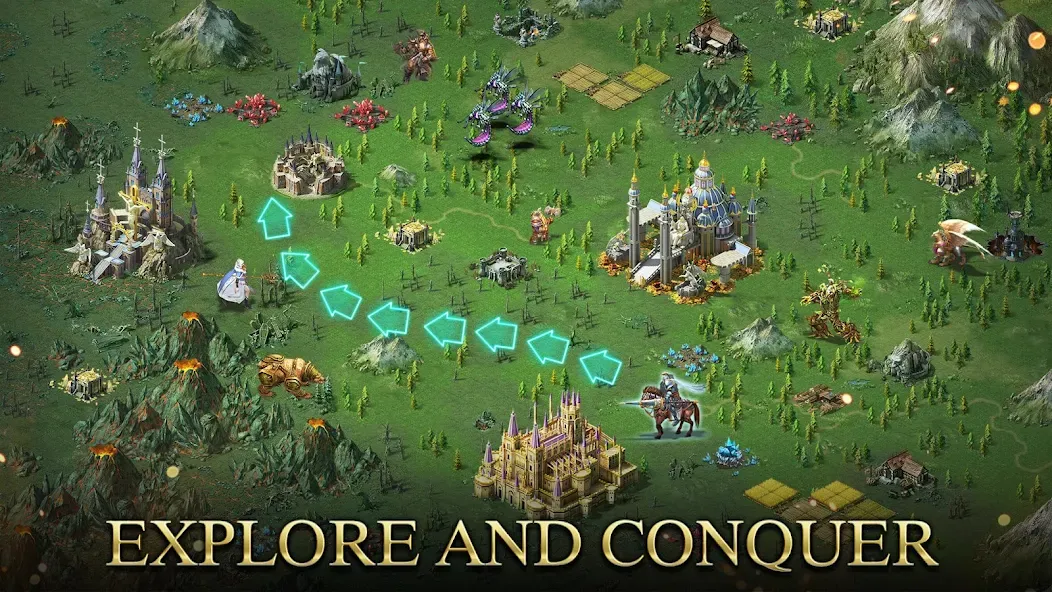 War and Magic: Kingdom Reborn [MOD: безлимитные ресурсы и усиленная армия] — Скачать бесплатно (APK) — скриншот 2