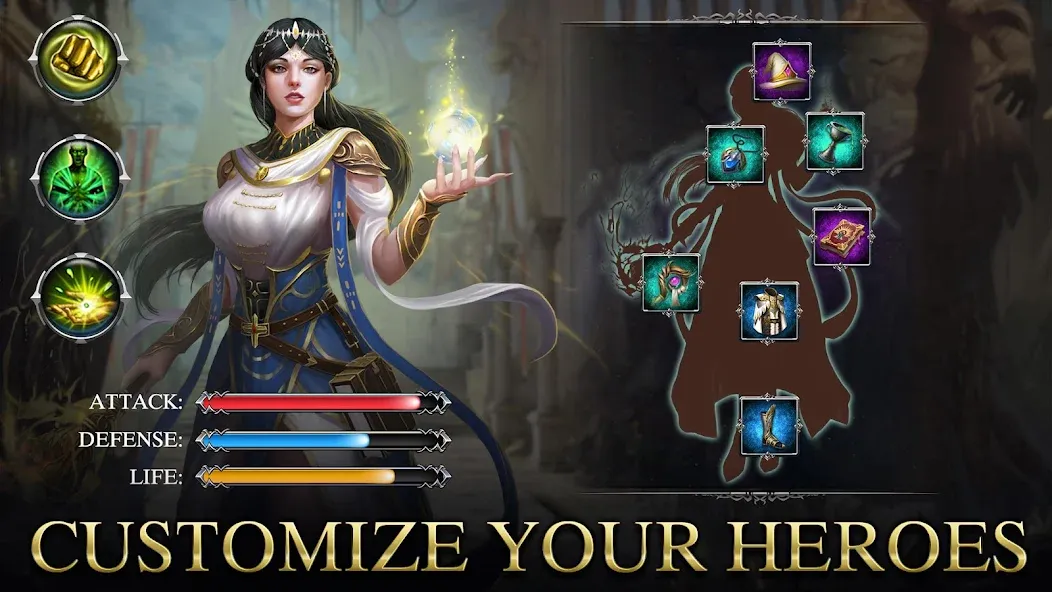 War and Magic: Kingdom Reborn [MOD: безлимитные ресурсы и усиленная армия] — Скачать бесплатно (APK) — скриншот 3