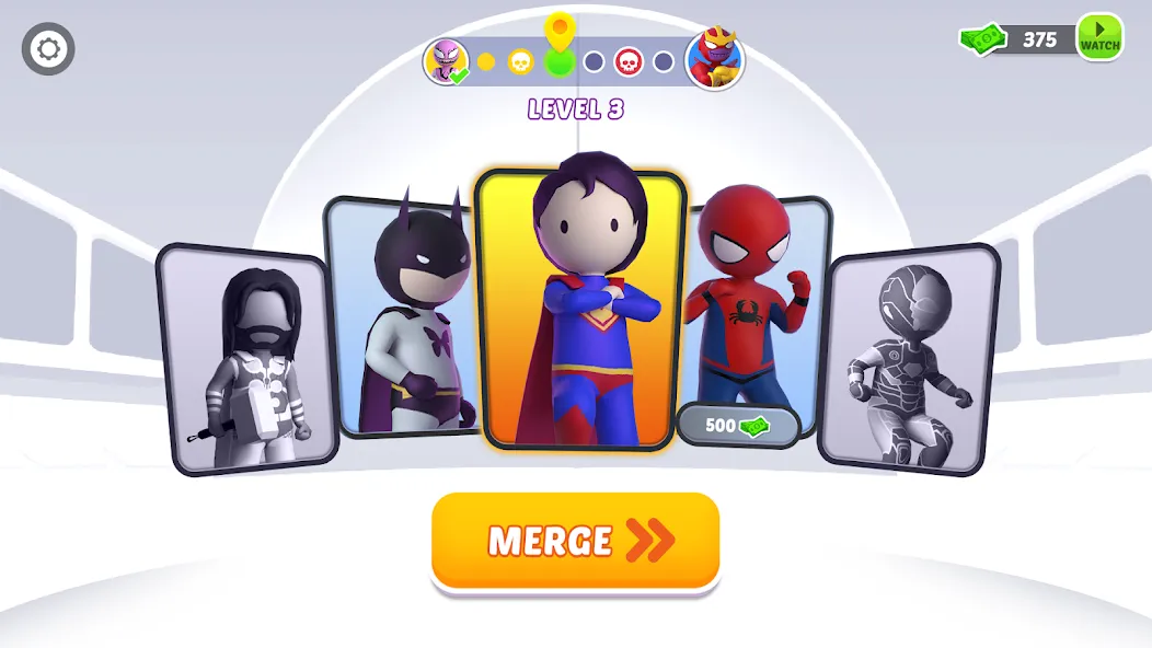 Stick Hero: Comic Superhero [MOD: безлимитные монеты и все герои] — Скачать бесплатно (APK) — скриншот 5