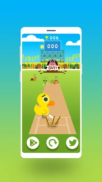 Скачать Cric Game - Doodle Cricket [MOD: безлимитные монеты и открытые уровни] — скриншот 2