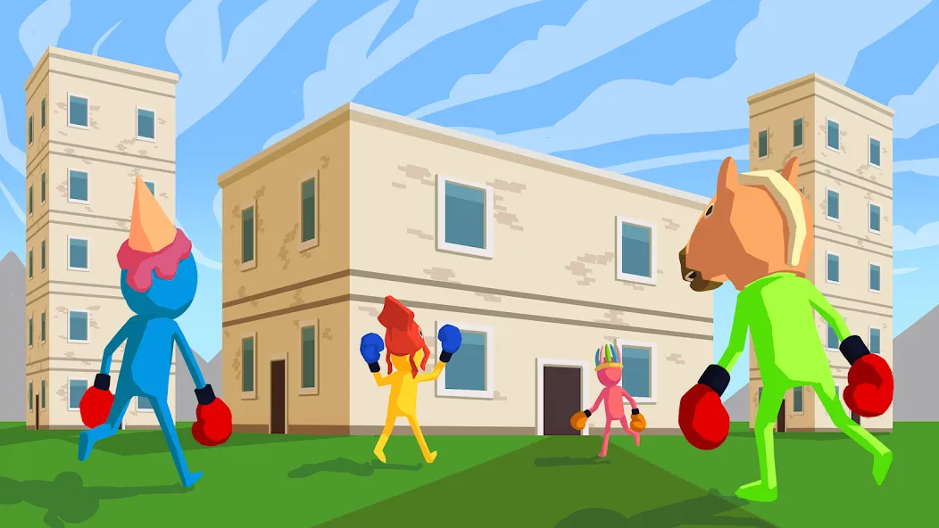 Скачать Gang Boxing Arena [MOD: безлимитные деньги и усиленные бойцы] — скриншот 5