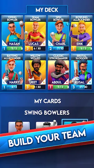 Скачать взлом Stick Cricket Clash [MOD: безлимитные монеты и энергия] — скриншот 5