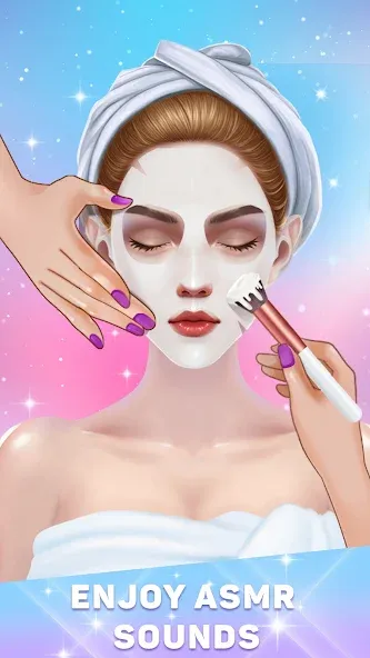 Makeover salon: Makeup ASMR [MOD: безлимитные деньги и все наряды] — Скачать бесплатно (APK) — скриншот 1