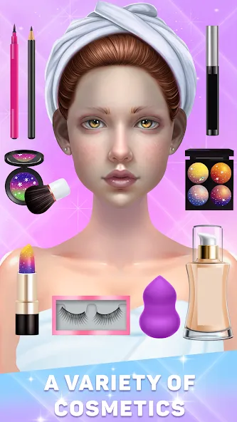 Makeover salon: Makeup ASMR [MOD: безлимитные деньги и все наряды] — Скачать бесплатно (APK) — скриншот 3