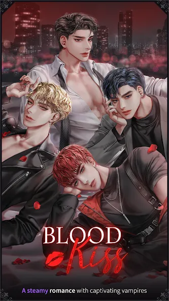 Скачать Blood Kiss : Vampire story [MOD: безлимитные деньги и алмазы] на телефон — скриншот 1