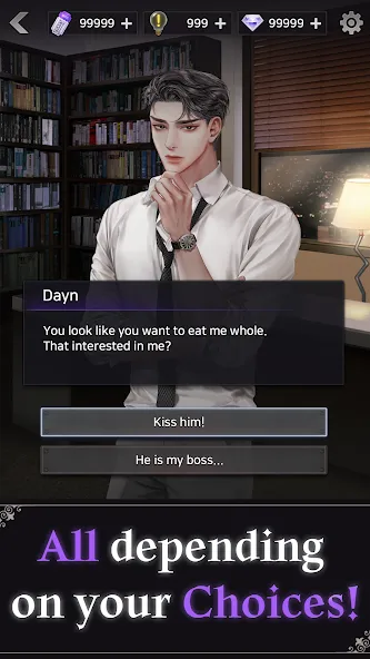 Скачать Blood Kiss : Vampire story [MOD: безлимитные деньги и алмазы] на телефон — скриншот 3