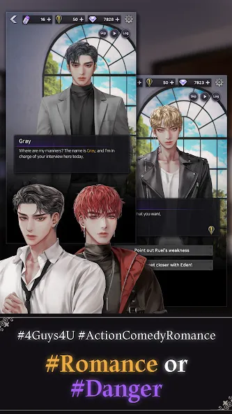 Скачать Blood Kiss : Vampire story [MOD: безлимитные деньги и алмазы] на телефон — скриншот 5