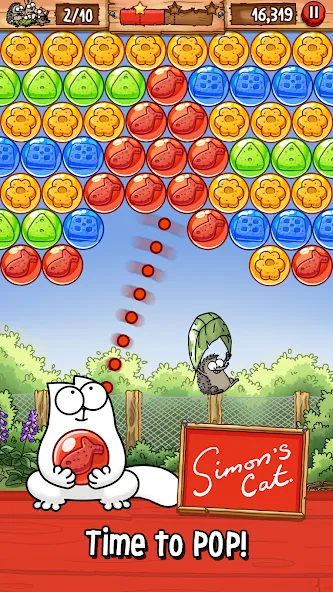 Simon's Cat - Pop Time [MOD: безлимитные жизни и усиленные бонусы] (Бесплатно / APK) — скриншот 1