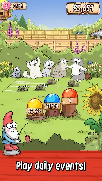 Simon's Cat - Pop Time [MOD: безлимитные жизни и усиленные бонусы] (Бесплатно / APK) — скриншот 4