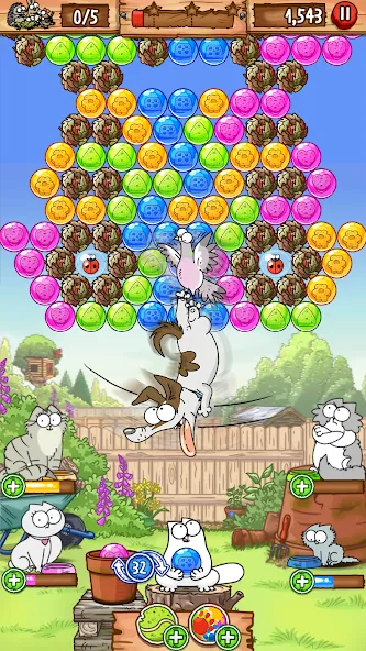 Simon's Cat - Pop Time [MOD: безлимитные жизни и усиленные бонусы] (Бесплатно / APK) — скриншот 5