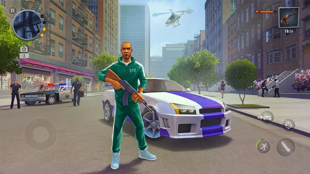 Скачать Gangs Town Story [MOD: безлимитные деньги и оружие] — скриншот 3