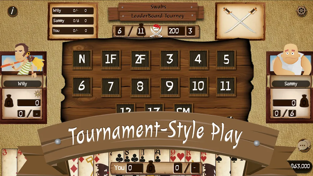 Spades Cutthroat Pirates [MOD: безлимитные монеты и пиратские бонусы] (Бесплатно / APK) — скриншот 5