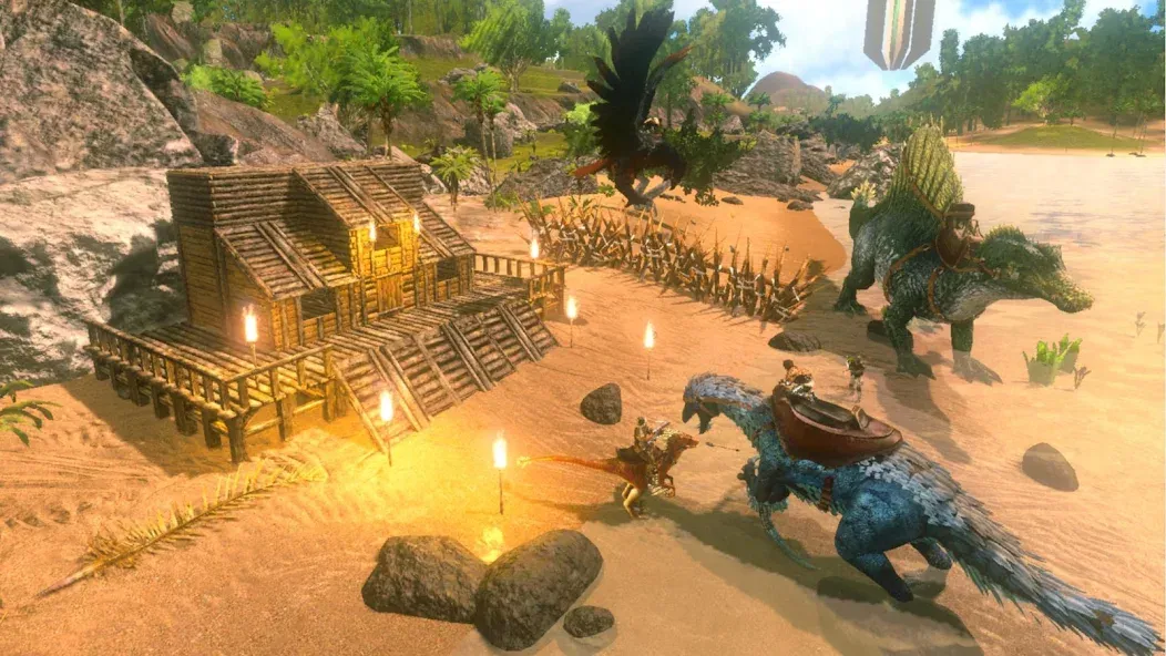 ARK: Survival Evolved [MOD: много ресурсов и открыты все рецепты] — Скачать бесплатно (APK) — скриншот 1