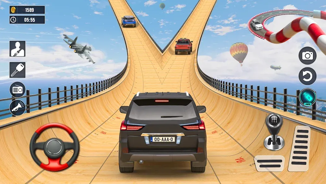 Скачать Car Stunt Games : Car Games 3D [MOD: безлимитные деньги и все машины открыты] на телефон — скриншот 1