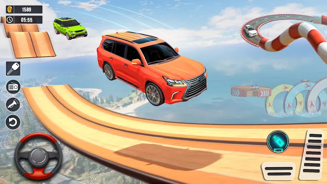 Скачать Car Stunt Games : Car Games 3D [MOD: безлимитные деньги и все машины открыты] на телефон — скриншот 5