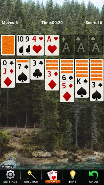 Скачать Solitaire: Classic Card Game [MOD: без рекламы и подсказок] на телефон — скриншот 4