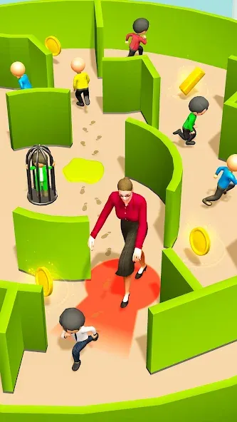 Hide and Seek game - Hide out [MOD: открыты все уровни и скины] на Андроид — скриншот 3