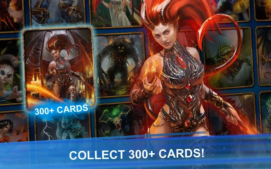 Blood of Titans: Card Battle [MOD: безлимитные ресурсы и усиленные карты] на Андроид — скриншот 2