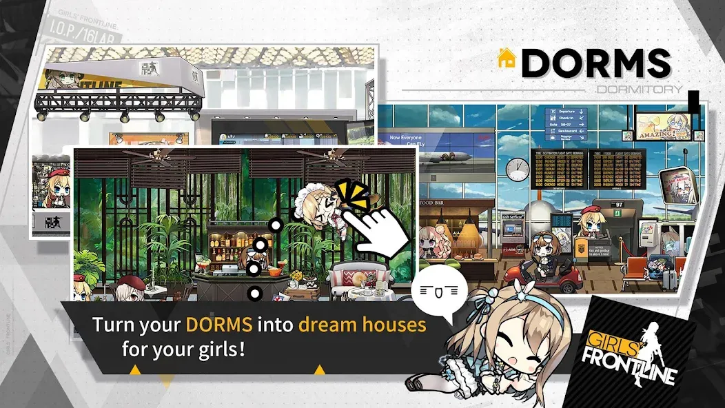 Скачать Girls' Frontline [MOD: безлимитные ресурсы и усиленные бойцы] — скриншот 5