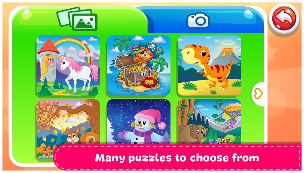 Kids Games - Puzzle World [MOD: все пазлы открыты и без рекламы] — Скачать бесплатно (APK) — скриншот 3