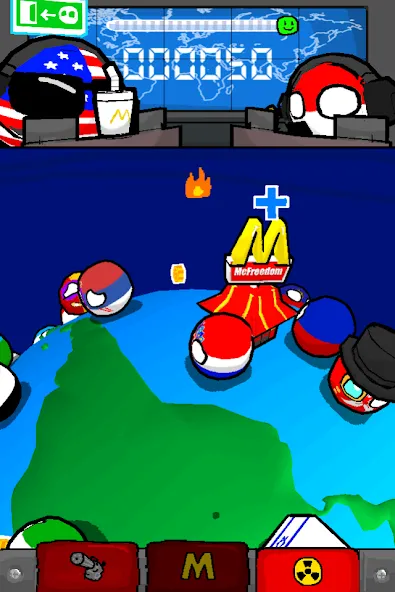 Polandball: Not Safe For World [MOD: новые страны и безграничные ресурсы] последняя версия — скриншот 3
