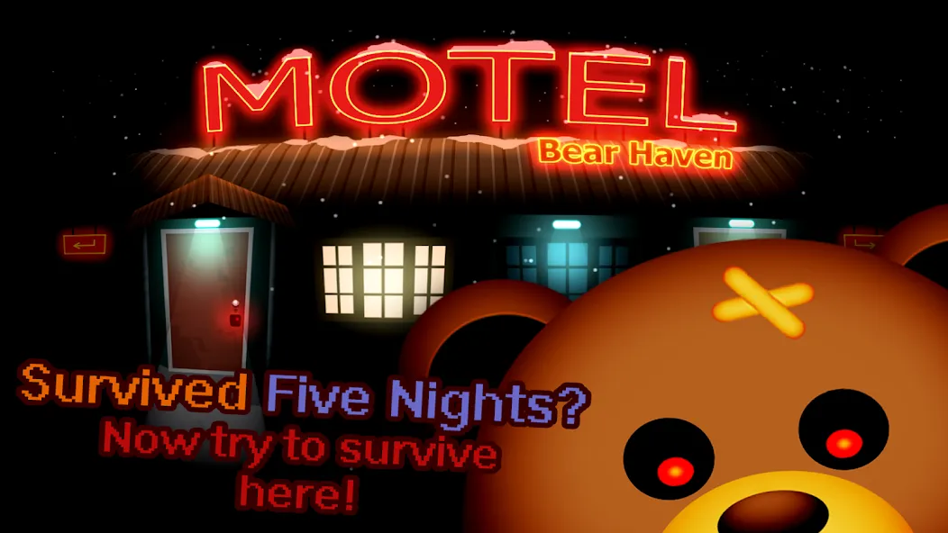 Скачать Bear Haven Nights Horror [MOD: безлимитные деньги и открыты все уровни] на телефон — скриншот 1