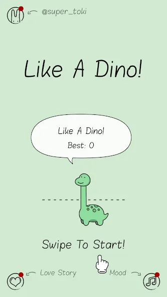 Like A Dino! [MOD: без рекламы и открыты все скины] — Скачать бесплатно (APK) — скриншот 1