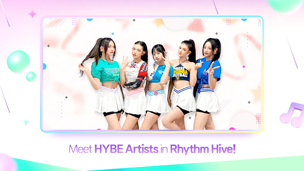 Скачать Rhythm Hive [MOD: безлимитные ноты и открыты все песни] на телефон — скриншот 2