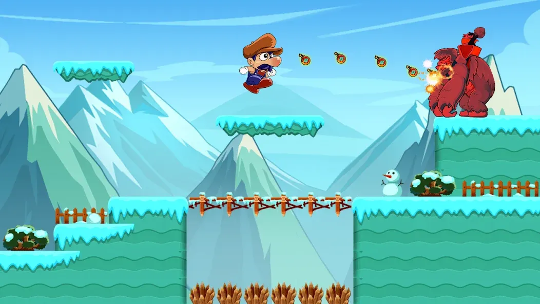 Скачать Super Bino Go:Adventure Jungle [MOD: безлимитные деньги и все уровни] на телефон — скриншот 4