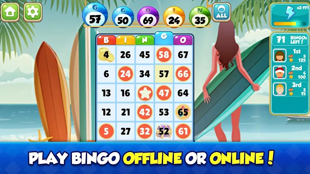 Bingo bay : Family bingo [MOD: безлимитные билеты и бонусы] на Андроид — скриншот 3