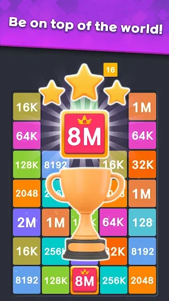 Скачать Drop Merge : Number Puzzle [MOD: без рекламы и безлимитные монеты] на телефон — скриншот 4