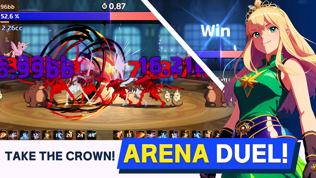Dual Blader : Idle Action RPG [MOD: безлимитные деньги и алмазы] — Скачать бесплатно (APK) — скриншот 1
