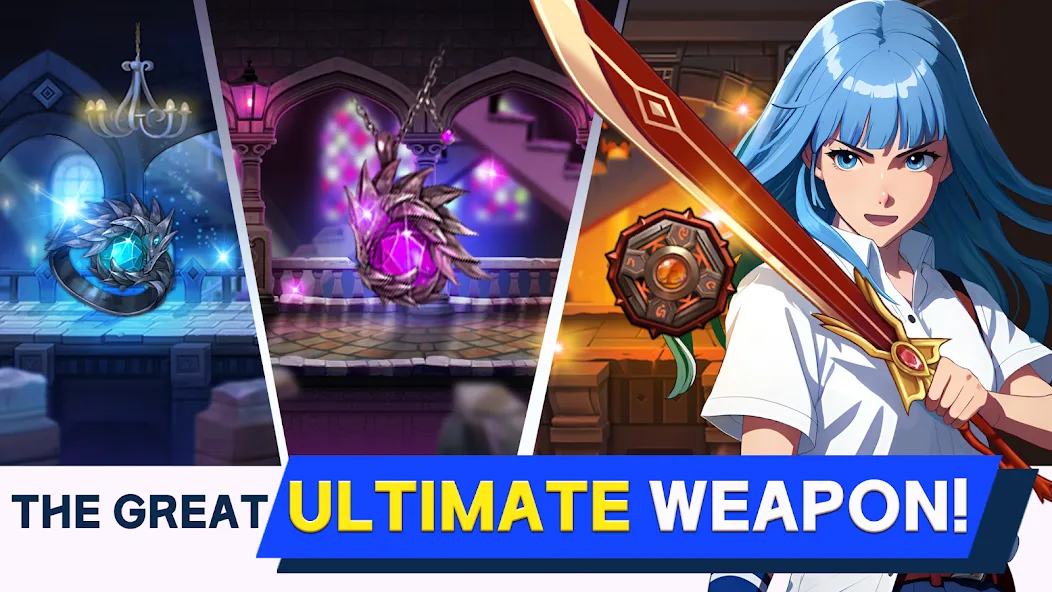 Dual Blader : Idle Action RPG [MOD: безлимитные деньги и алмазы] — Скачать бесплатно (APK) — скриншот 3