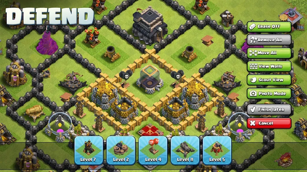 Взломанная Clash of Clans [MOD: много ресурсов и быстрые улучшения] на Андроид — скриншот 2