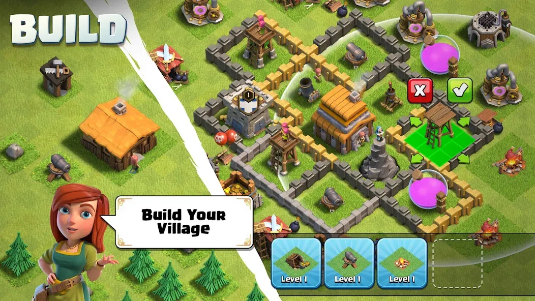 Взломанная Clash of Clans [MOD: много ресурсов и быстрые улучшения] на Андроид — скриншот 4