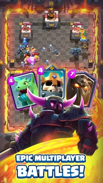 Clash Royale [MOD: много денег и открытые карты] — Скачать бесплатно (APK) — скриншот 1