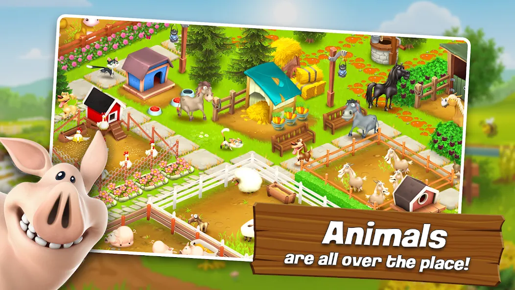 Скачать Hay Day [MOD: безлимитные монеты и алмазы] на телефон — скриншот 3