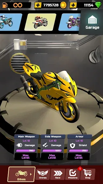 Скачать взлом Bike Rider [MOD: безлимитные деньги и все байки] — скриншот 3