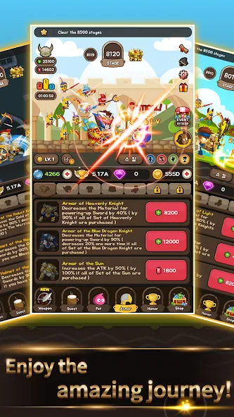 +9 God Blessing Cash Knight [MOD: безлимитные деньги и усиленная удача] на Андроид — скриншот 4