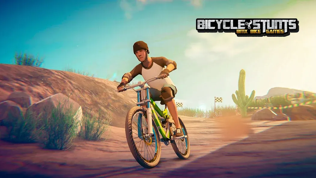 Скачать Bicycle Stunts: BMX Bike Games [MOD: безлимитные деньги и все трюки открыты] на телефон — скриншот 4