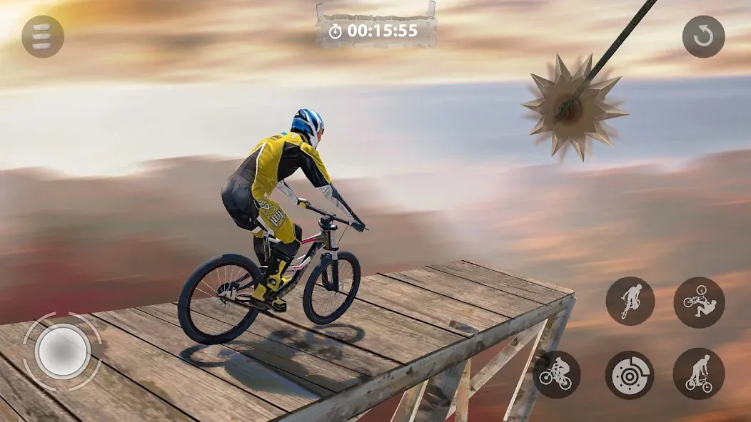 Скачать Bicycle Stunts: BMX Bike Games [MOD: безлимитные деньги и все трюки открыты] на телефон — скриншот 5