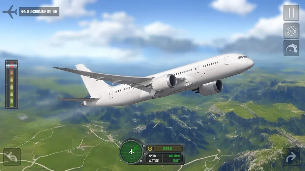 Скачать взлом Flight Simulator - Plane Games [MOD: реалистичные полёты и новые самолёты] — скриншот 2
