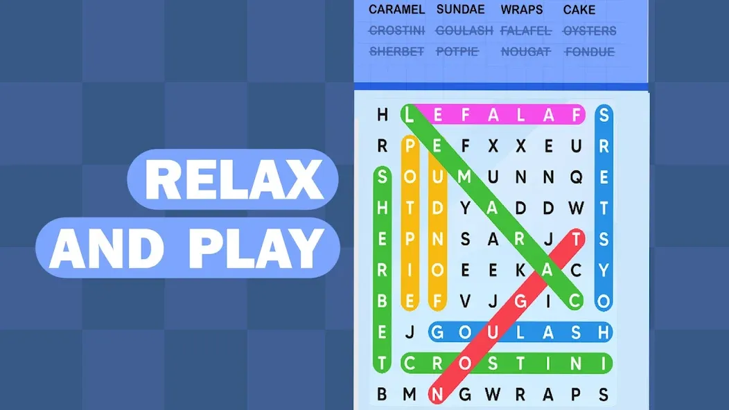 Word Search Puzzle Challenge [MOD: без рекламы и все подсказки] на Андроид — скриншот 5