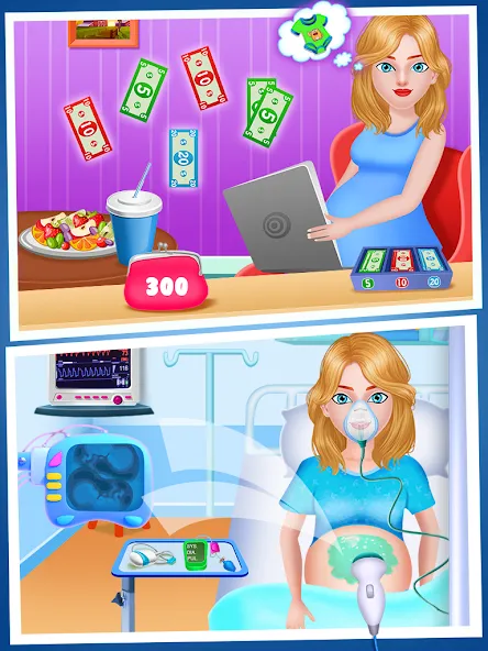 Mom Babysitting Game [MOD: безлимитные монеты и все уровни открыты] последняя версия — скриншот 2