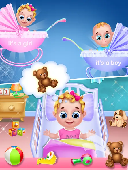 Mom Babysitting Game [MOD: безлимитные монеты и все уровни открыты] последняя версия — скриншот 3