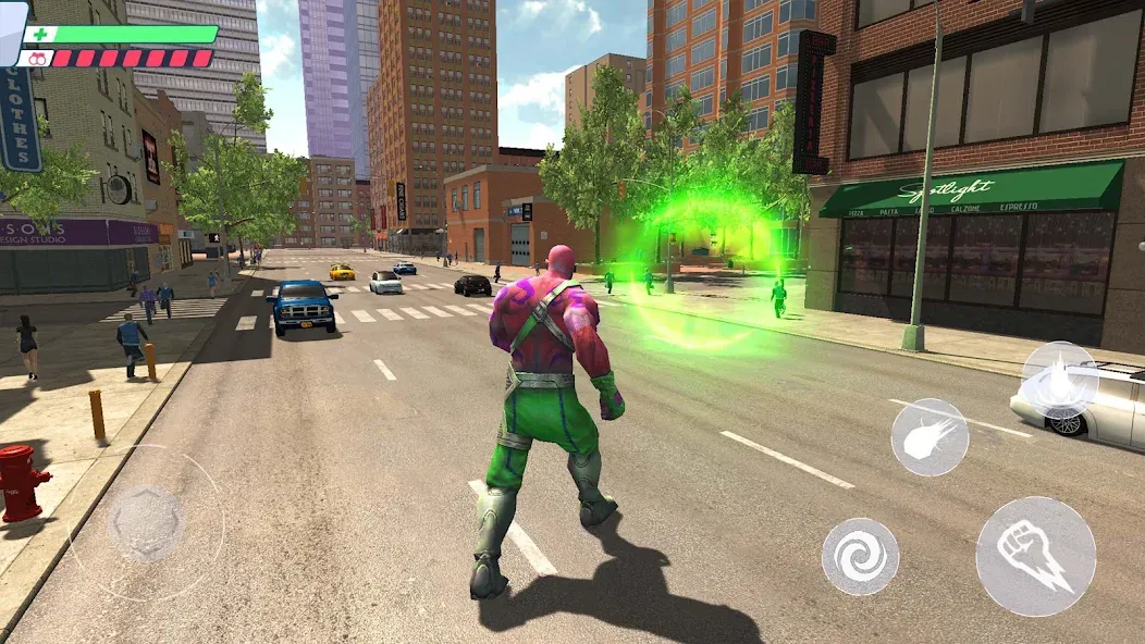 Взломанная Super City Heroes:Super Battle [MOD: безлимитные деньги и супергерои] на Андроид — скриншот 1